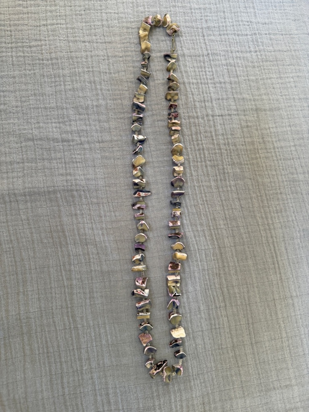 Multicolor Stone Chip Necklace -EUC